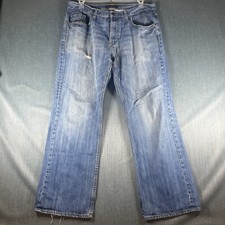 Banana Republic Mens Jeans Blue Bootcut Relaxed Zipper Fly Size 36x32 Cotton