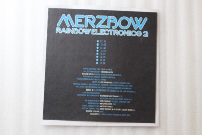 Merzbow – Rainbow Electronics 2 CD Electronic Noise Rare | eBay