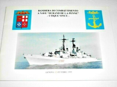 Bandiera di combattimento a nave '' Durand de la penne '' utique vince , NEW 