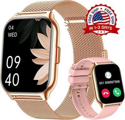 Reloj Inteligente Para iPhone Android De Mujer Smart Watch Pantalla Táct  NEW