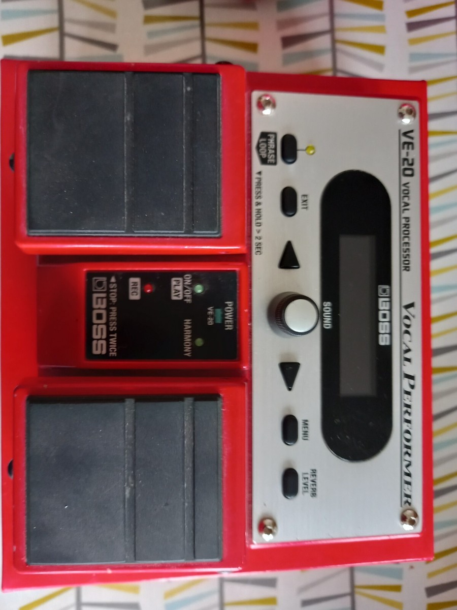 Boss VE-20 VOCAL PERFORMER BOXED WITH NEW BATTERIES AND