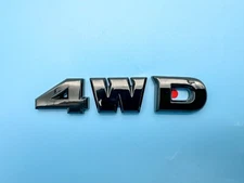 Gloss Black 4WD Overlay EMBLEM FITS 2022-2024 NISSAN PATHFINDER SV 4WD MODELS