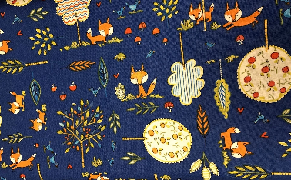 Fox Playground -Chevron- Dena Designs PWDF192 Aqua - BTY - Image 4 of 4