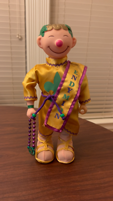 Krewe of Endymion Musical New Orleans Mardi Gras Doll 12.5", Read ...