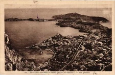 Old postcard BEAULIEU-sur-MER and St-JEAN-CAP-FERRAT - General view (262093)