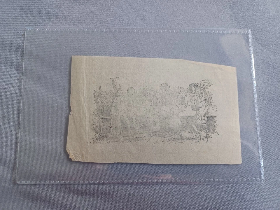 Antiker Kupferstich 18./19. Jahrhundert Gesellschaftliches Treffen Satire Humor - Bild 2 von 3