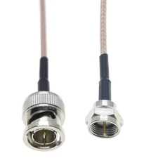 F male plug to BNC Male RG179 cable Connector 75ohm Video HD-SDI RF Coaxial
