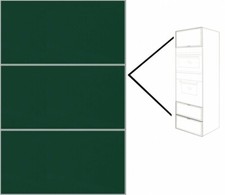 Ikea Rubrica Vetrine Frontali Set per Armadio Alto Verde 501.472.45