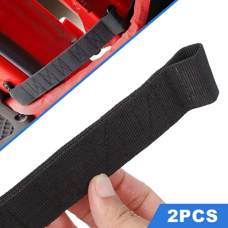 2 correas de control limitadoras de puerta ajustables aptas para Jeep Wrangler CJ YJ TJ JK Foto 2 de 4
