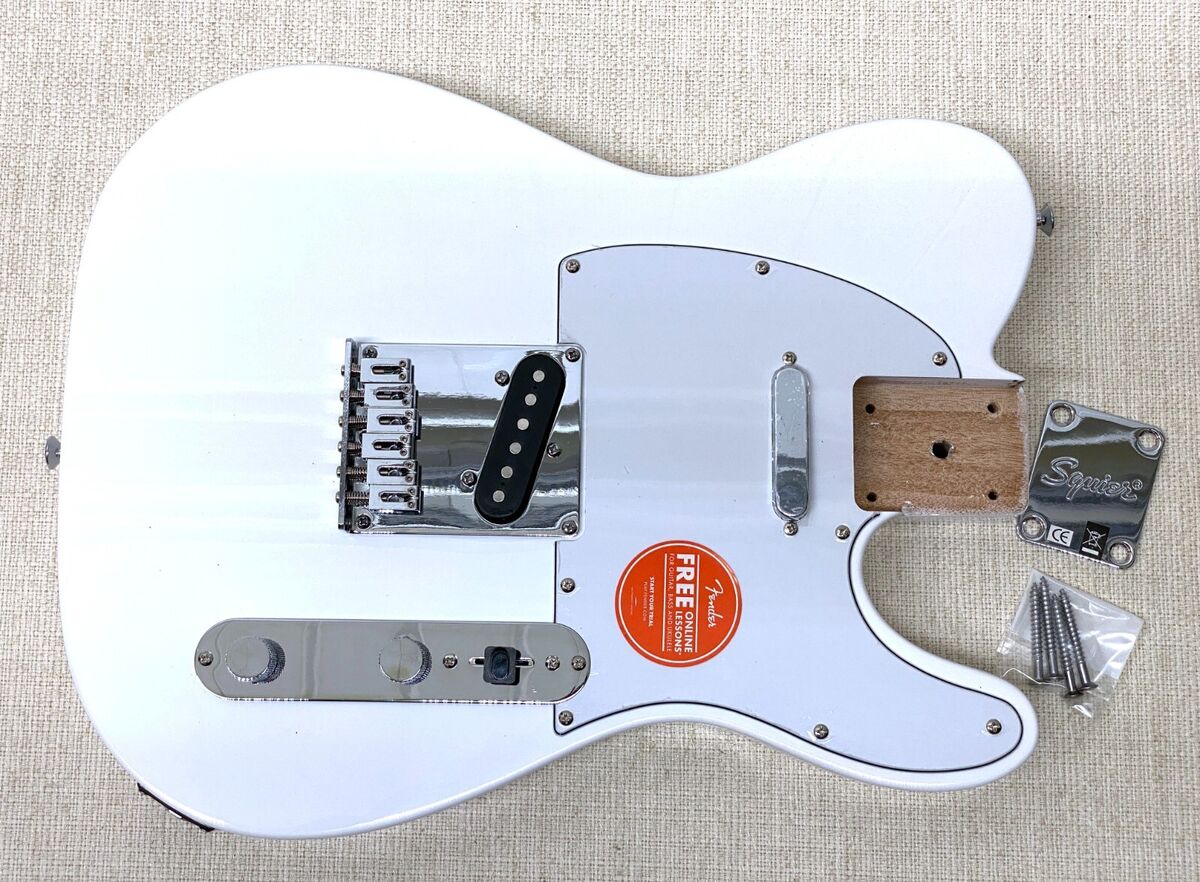 NOS Fender Squier FULL THICKNESS Tele Alder Body Arctic NOS Fender Squier FULL THICKNESS Tele Alder Body Arctic