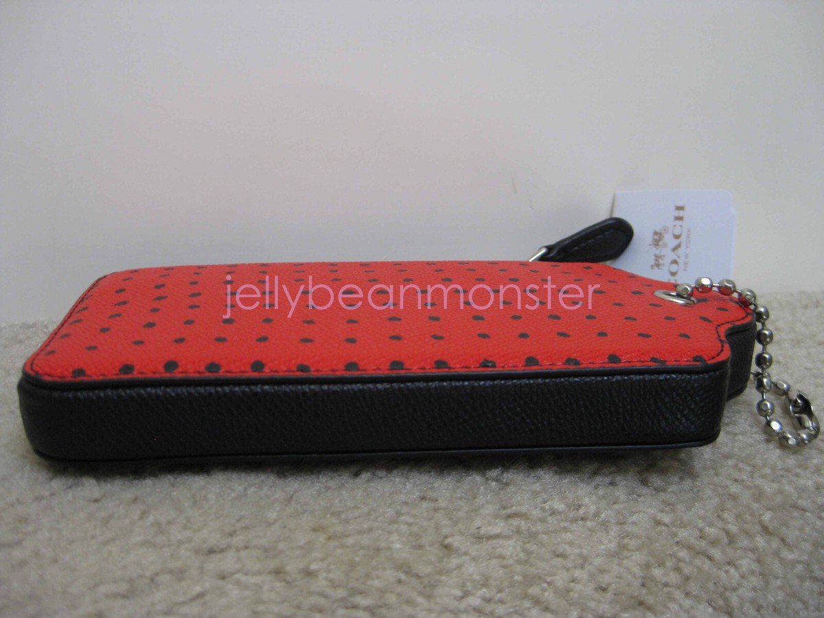 COACH 52928 Leather Slim Zip Hang Tag Coin Pouch Purse Tiny COACH 52928 Leather Slim Zip Hang Tag Coin Pouch Purse Tiny