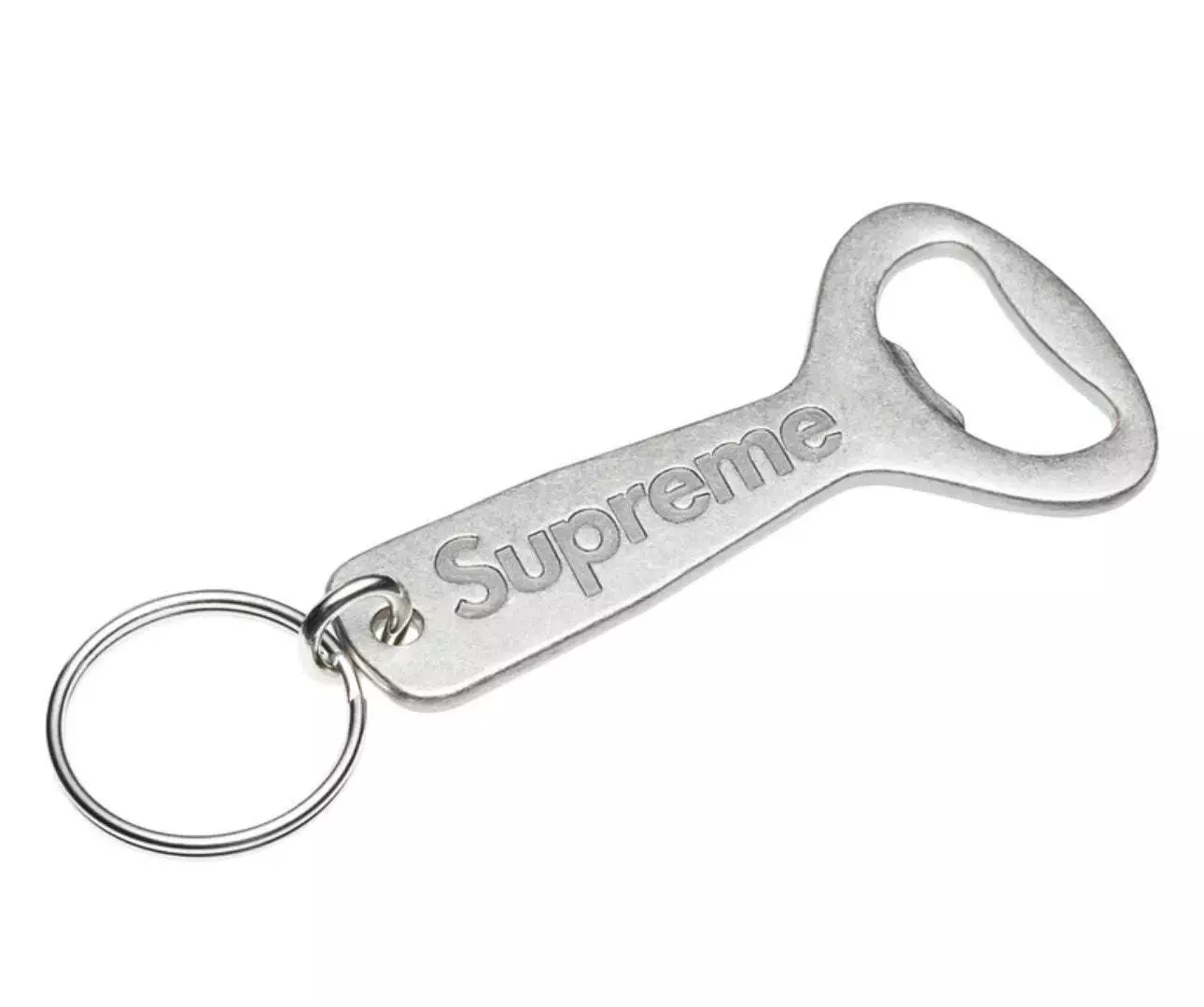Porte clés ouvre bouteille Supreme taille unique argent