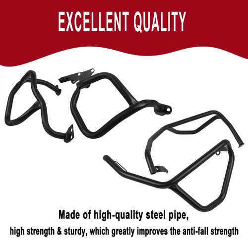 For Honda Africa Twin CRF1000L 2016-2019 Engine Guard Crash Bars Lower & Upper - Picture 5 of 12