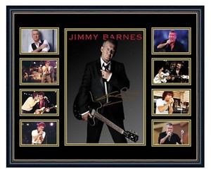 Jimmy Barnes Cold Chisel Signed Limited Edition Framed Memorabilia