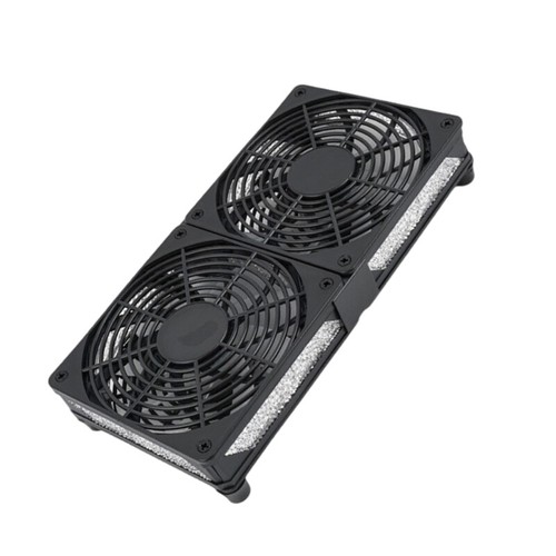 120mm LED Cooling Fan 12V Temperature Control Hydraulic Bearing 12cm Quiet Case - Afbeelding 9 van 11