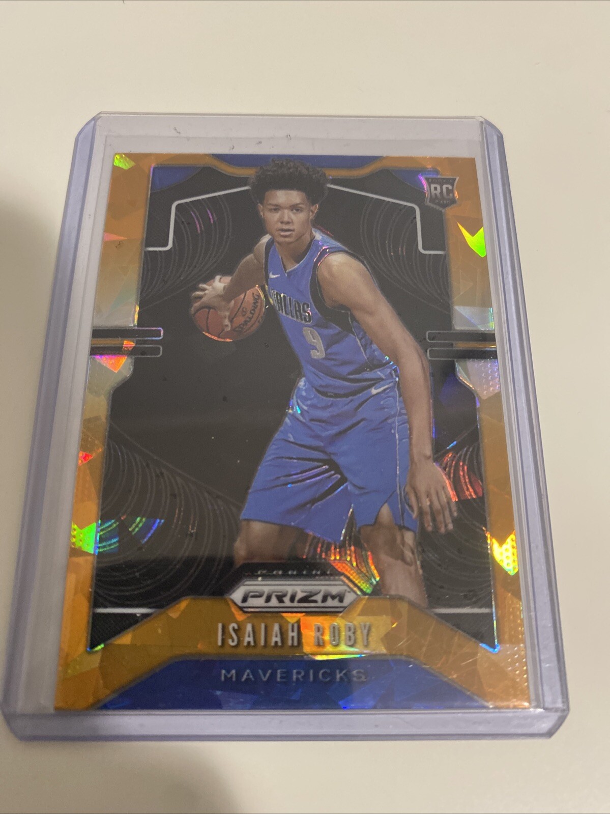Isaiah Roby 2019-20 Panini Prizm Orange Ice Prizm 283 Dallas Mavericks RC