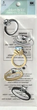 NEW! Jolee's by You 3-D Stickers WEDDING RINGS Theme 81318 Fast FREE shipping!