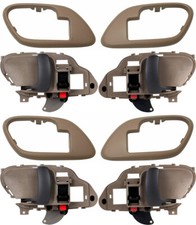 8pc Inside Door Handles Set W Bezels Tan Beige New For 95-99 Chevy Gmc Truck 8pc Inside Door Handles Set W Bezels Tan Beige New For 95-99 Chevy Gmc Truck