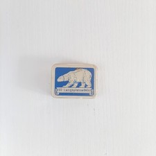 Scatola in latta porta puntine per grammofono  marca Langspielnadeln- vintage