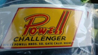 Powell Challenger Vintage mini bike decal vinyl reproduction 4