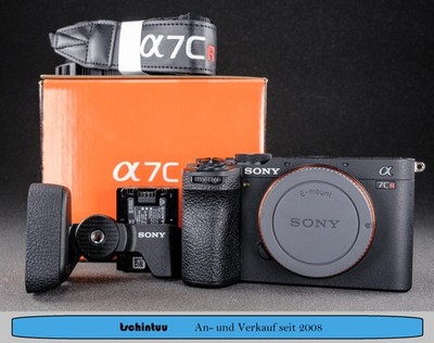 Sony Alpha a7CR 61 MP Schwarz 3.200 Auslösungen OVP Sehr Gut A7c R Vollformat
