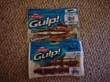 Berkley Gulp Saltwater Shrimp New Penny 3in Soft Fishing Bait 8cm Durable x2 pks
