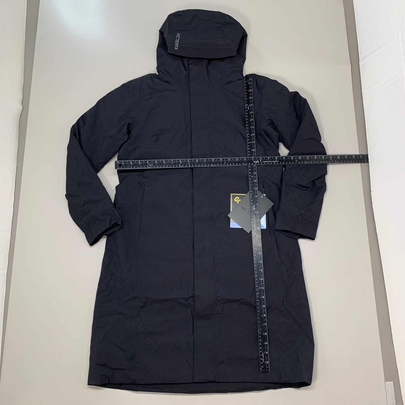 ARC’TERYX Goose Down GORE-TEX Long Patera Parka Coat Women's Sz L Black 29652 image 8