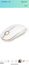 Vssoplor Wireless Mouse, 2.4G Slim Portable Computer Laptop Mouse with Nano...