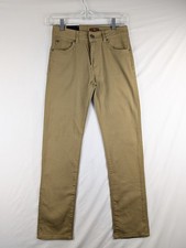 7 For All Mankind Jeans Boys 12 Khaki Slimmy Straight Leg NWT