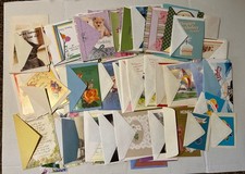 Lot Of 65 Birthday Greeting Cards W/ Envelopes-Unused-Unique-Animals-70  s-00  s