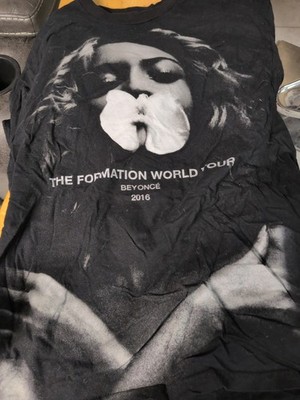 Beyonce the Formation World Tour 2016 Never Worn Concert T-shirt Size Large