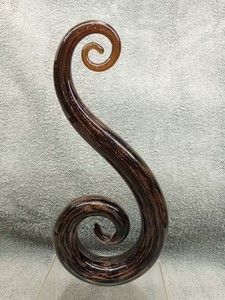 Hand Blown Abstract Art Glass Figurine