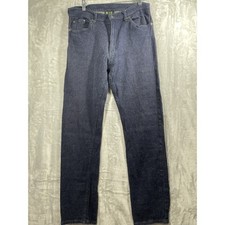 Denim Jeans Men's Made In USA Blue Organic Cotton Sz 36 Local Clothes
