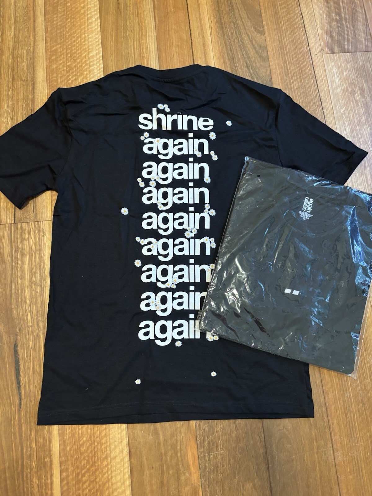 Fred Again black T Shirt Shrine (sizes XS- XXL)