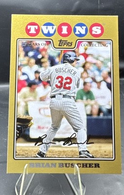 2008 Topps Update Gold /2008 Brian Buscher #UH317