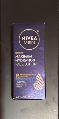 NIVEA Men Protective Face Lotion, Maximum Hydration, SPF 15 (O9)
