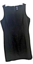 Gap Dress Womens Size 16 Black Sleeveless Sheath Lined Classic Workwear