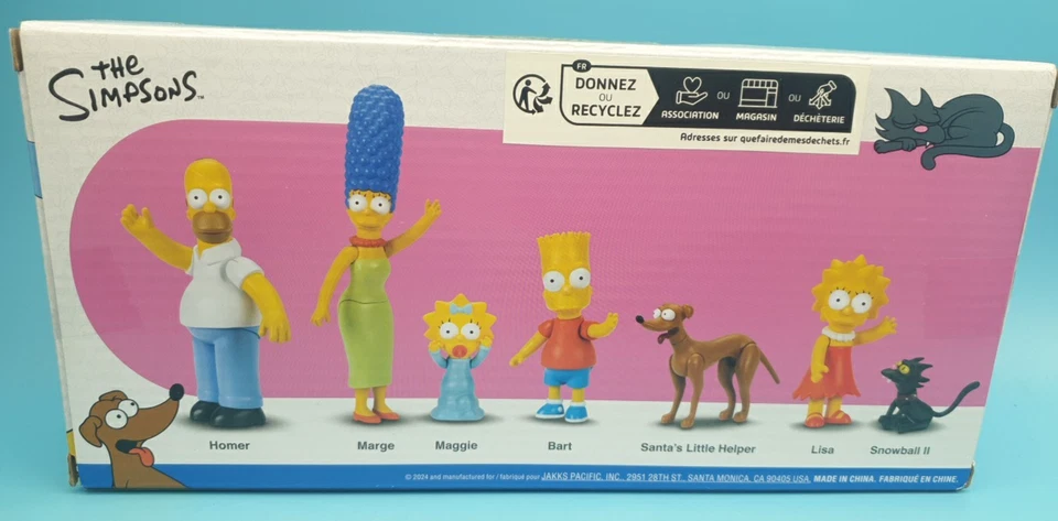 The Simpsons Mini Figuren Set 7-teilig Jakks Pacific NEU OVP - Bild 4 von 4