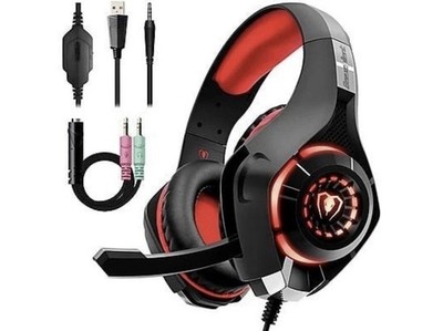 Beexcellent GM-1 Pro Gaming Headset RGB LED USB 3.5mm with Mic for PC & Console