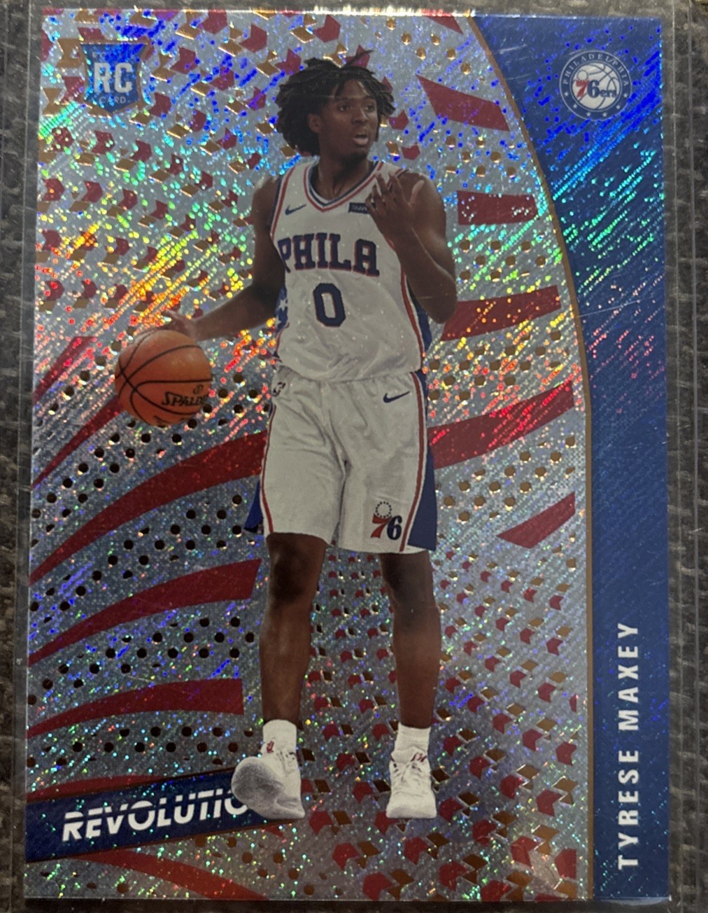 2020-21 Panini Revolution - Rookies Tyrese Maxey #148 Astro (RC)