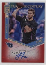 2018 Donruss Elite Turn of the Century Auto Red 54/99 Luke Falk #TC-LF Auto l5w