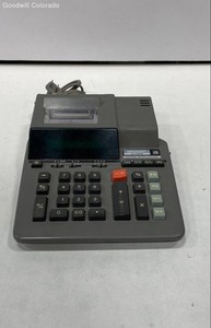 Sharp Electronic Calculating Machine EL-1196VII Gray Printing Calculator