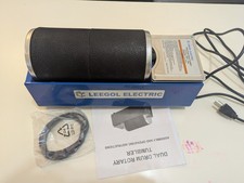 Leegol Electric Dual Drum Rock Tumbler  withGRIT  120 Vac 60 Hz 29 W 3400 RPM