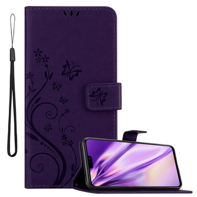 Case for Honor 8X Phone Cover Protection Flower Book Wallet