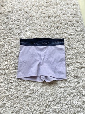 Leggings NIKE PRO Shorts High Waist Tight Running Laufhose M schwarz Flieder