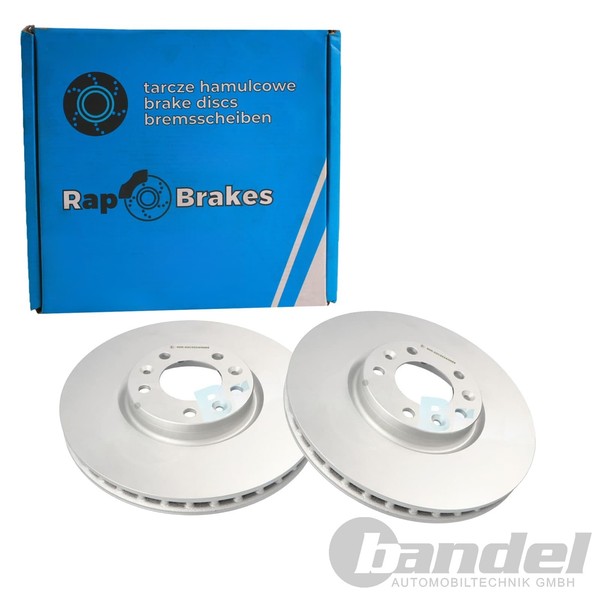 2X RAP Brakes Bremsscheiben 304Mm BelÜFtet Vorne Passend FüR CitroËN Berlingo C4-image