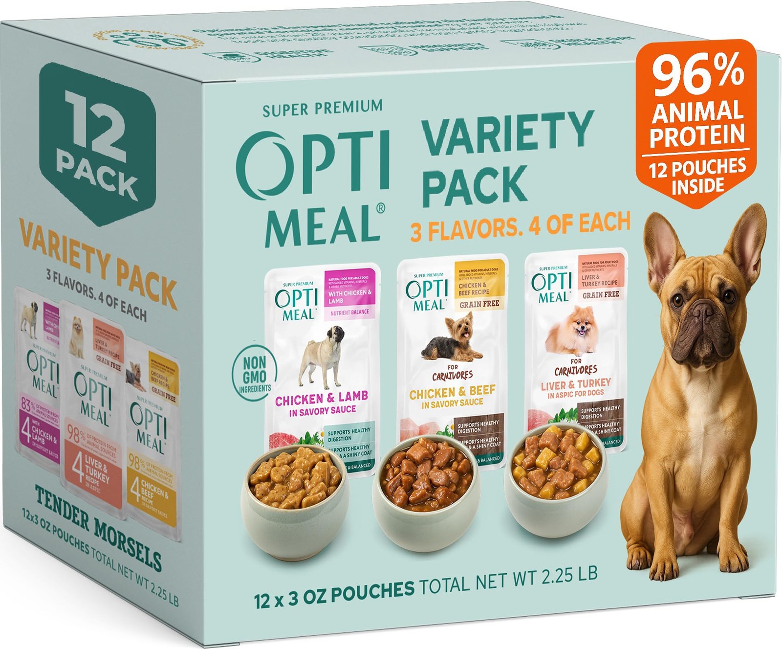 Small Breed Variety Pack - Grain Free Recipe High Protein Te