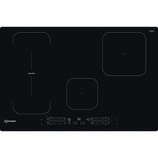 Indesit IB21B77NE 77cm 'Dual-Zone' Induction Hob - LED, Touch Controls, Timers