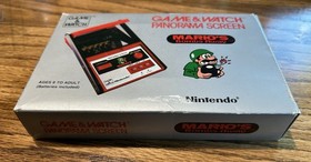 Nintendo Game & Watch MARIO'S BOMBS AWAY Panorama Screen TB-94 1983 Boxed CIB 