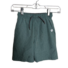 Tommy Bahama Active Shorts Boy's Small Green 5" Drawstring Athletic Casual